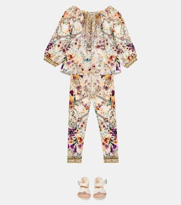 Embellished floral leggings | Camilla Kids