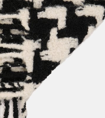 Sciarpa in misto alpaca pied-de-poule | Acne Studios