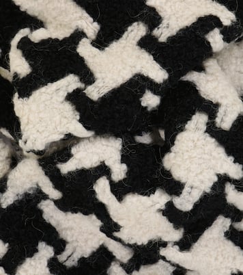 Sciarpa in misto alpaca pied-de-poule | Acne Studios