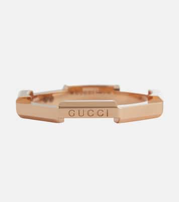 Bague Link to Love en or rose 18 ct | Gucci