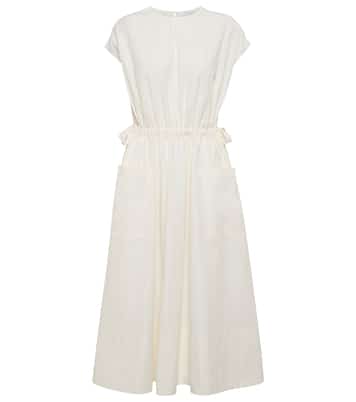 Daisy cotton-blend midi dress | Deveaux New York