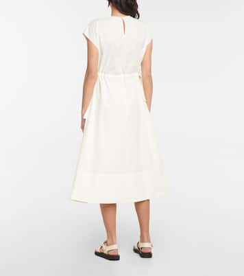 Daisy cotton-blend midi dress | Deveaux New York