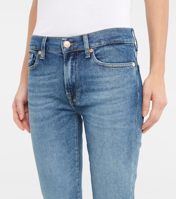 Jeans ajustados Roxanne de tiro medio | 7 For All Mankind