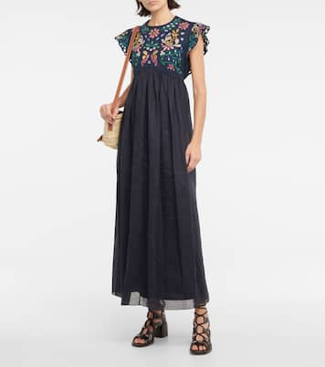 Besticktes Maxikleid aus Baumwolle | Chloé