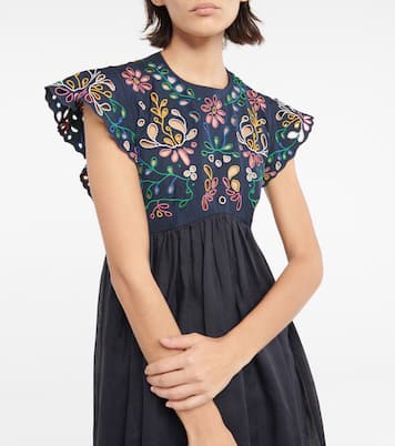 Besticktes Maxikleid aus Baumwolle | Chloé