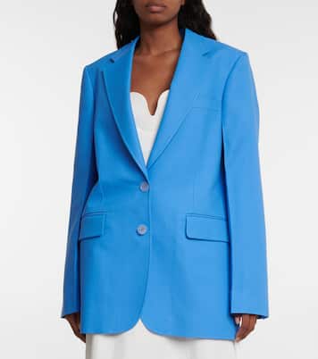 Single-breasted twill blazer | Stella McCartney