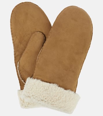 Muffole Mulfi in pelle con shearling | Isabel Marant