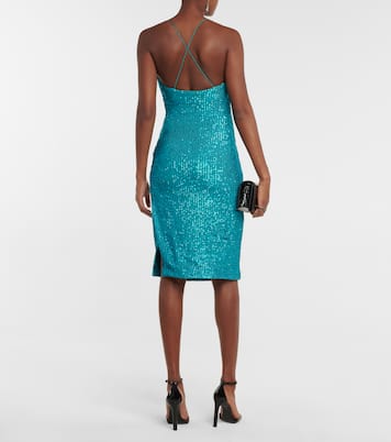 Missing Hours sequin midi dress | Rebecca Vallance