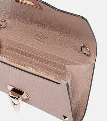 Cartera con cadena Rockstud Mini de piel | Valentino Garavani