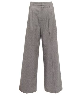 High-Rise-Hose Jessini mit weitem Bein | Isabel Marant