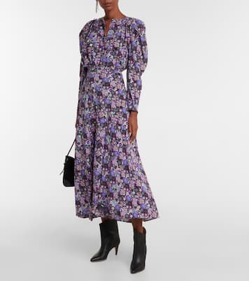 Falda larga Sakura en mezcla de seda | Isabel Marant