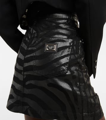 Minirock aus Denim | Dolce&Gabbana