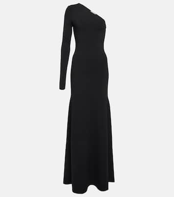 Abito lungo monospalla in maglia | Victoria Beckham