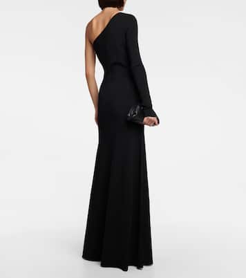 Abito lungo monospalla in maglia | Victoria Beckham
