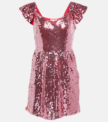 Alva sequin-embellished minidress | LoveShackFancy