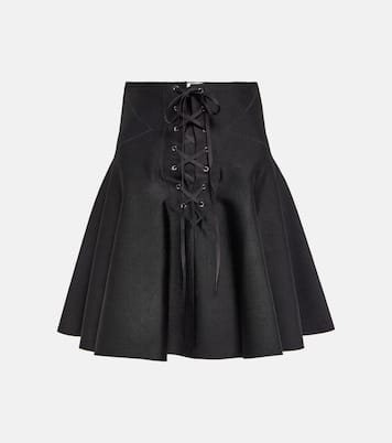 Mini-jupe plissée | Alaïa