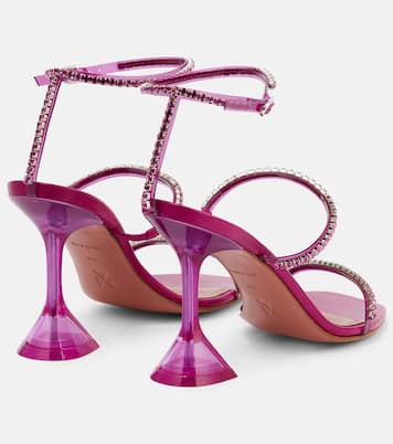 Gilda Glass embellished sandals | Amina Muaddi