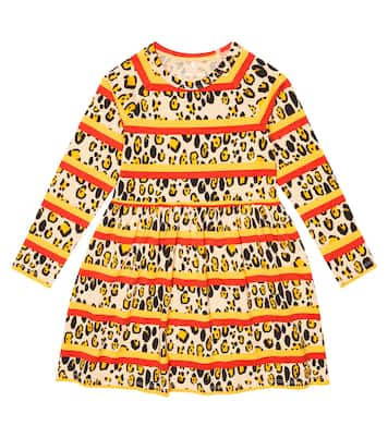 Robe rayée en coton mélangé | Mini Rodini
