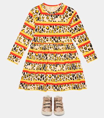 Robe rayée en coton mélangé | Mini Rodini
