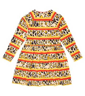 Robe rayée en coton mélangé | Mini Rodini