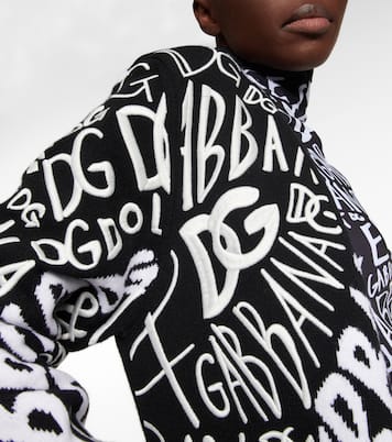 Cardigan in lana con logo | Dolce&Gabbana