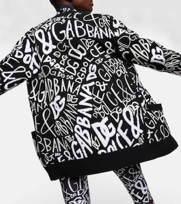 Cardigan in lana con logo | Dolce&Gabbana