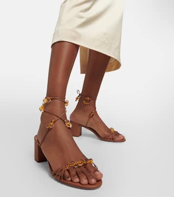 Very Maui 50 leather sandals | Aquazzura