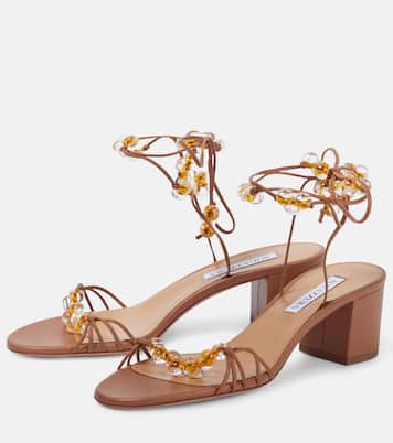 Very Maui 50 leather sandals | Aquazzura