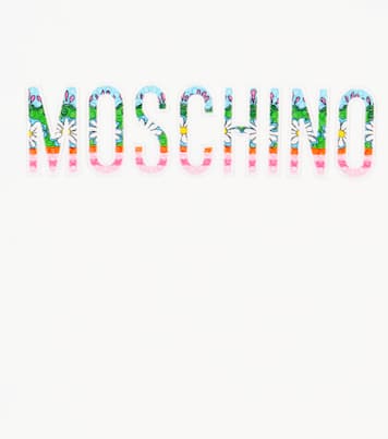 Camiseta en mezcla de algodón estampada | Moschino Kids