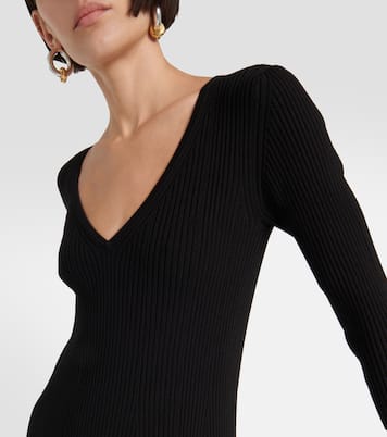 Ribbed-knit midi dress | CO