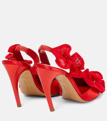Pumps slingback in raso | Nensi Dojaka