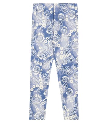 Printed cotton jersey leggings | Polo Ralph Lauren Kids