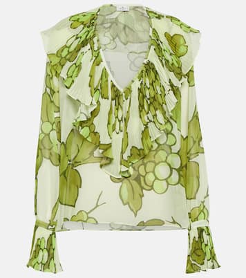Top estampado con volantes | Etro