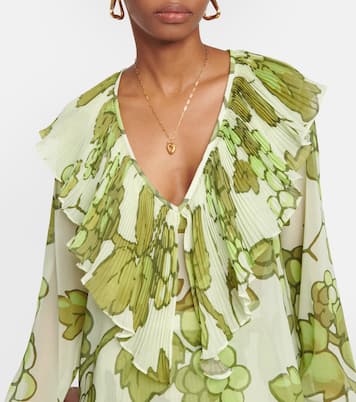 Top estampado con volantes | Etro