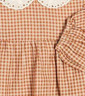 Frankie checked cotton blouse | C'era Una Volta