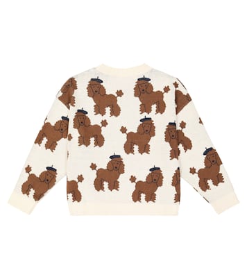 Tiny Poodle cotton-blend sweater | Tinycottons
