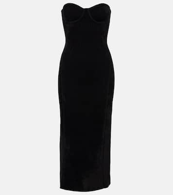 Midikleid Titania aus Samt | Galvan