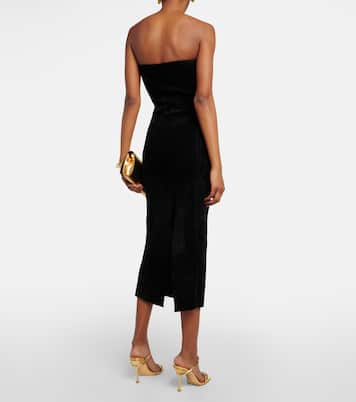 Midikleid Titania aus Samt | Galvan