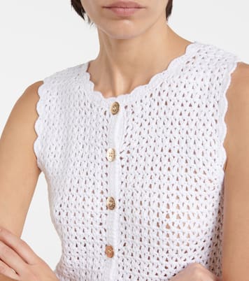 Rosie cotton crochet minidress | Melissa Odabash