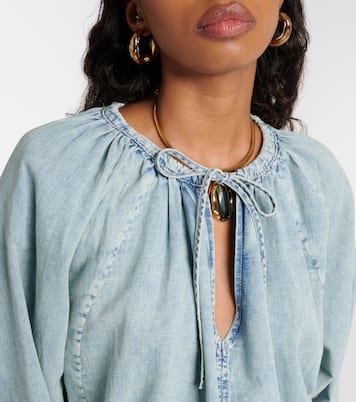 Top aus Denim | Frame