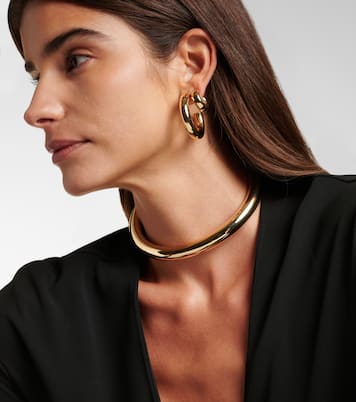 Choker Tube en plaqué or | Jennifer Fisher