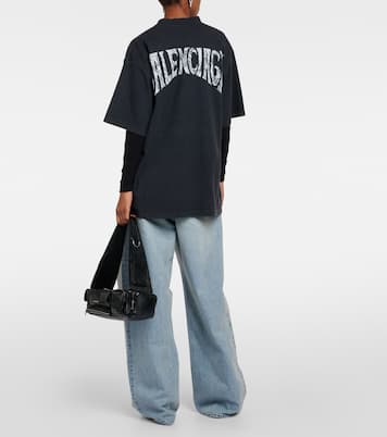 T-shirt Paris Tropical in cotone | Balenciaga