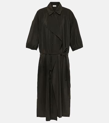 Robe chemise en soie mélangée | Lemaire