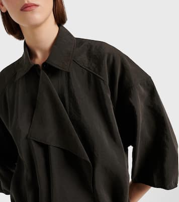 Robe chemise en soie mélangée | Lemaire