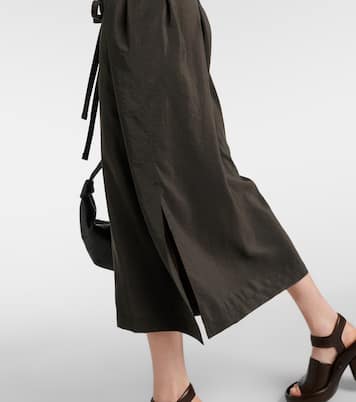 Robe chemise en soie mélangée | Lemaire