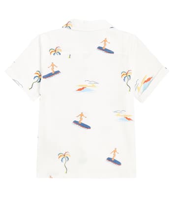 Camicia da bowling in cotone con stampa | Scotch & Soda Kids