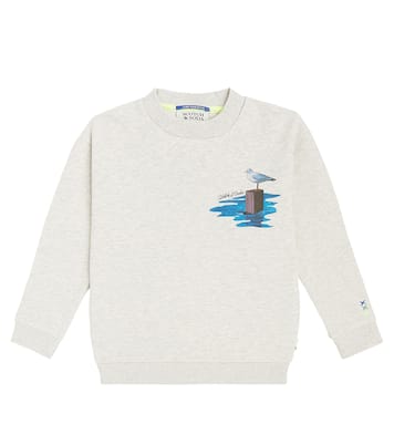 Sudadera de jersey de algodón estampada | Scotch & Soda Kids