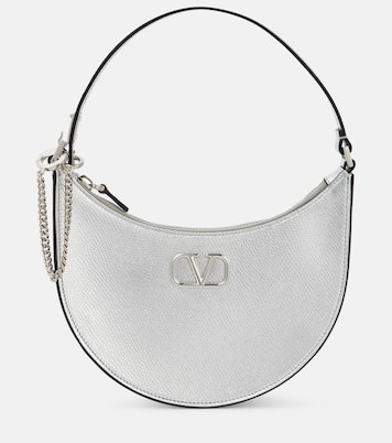 VLogo Signature Mini leather shoulder bag | Valentino Garavani