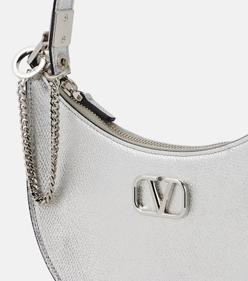 VLogo Signature Mini leather shoulder bag | Valentino Garavani