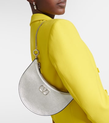 VLogo Signature Mini leather shoulder bag | Valentino Garavani